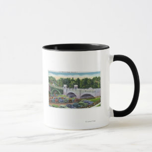 Caneca Vista da ponte US Hwy Route 9