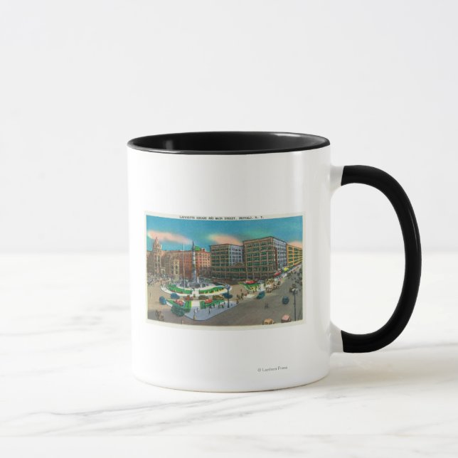 Caneca Vista da Praça Lafayette e da Rua Principal (Direita)
