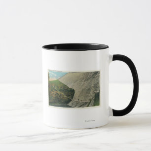 Caneca Vista da represa do reservatório de Ashokan