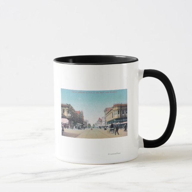 Caneca Vista da Rua 13 da BroadwayOakland, CA (Direita)