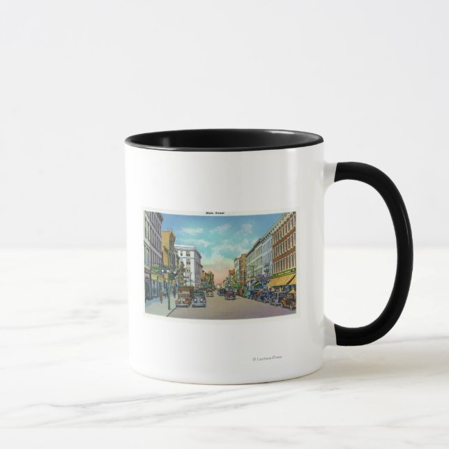 Caneca Vista da rua principal 4 (Direita)