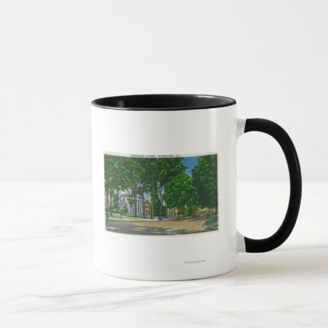 Caneca Vista da Rua Washington (Direita)
