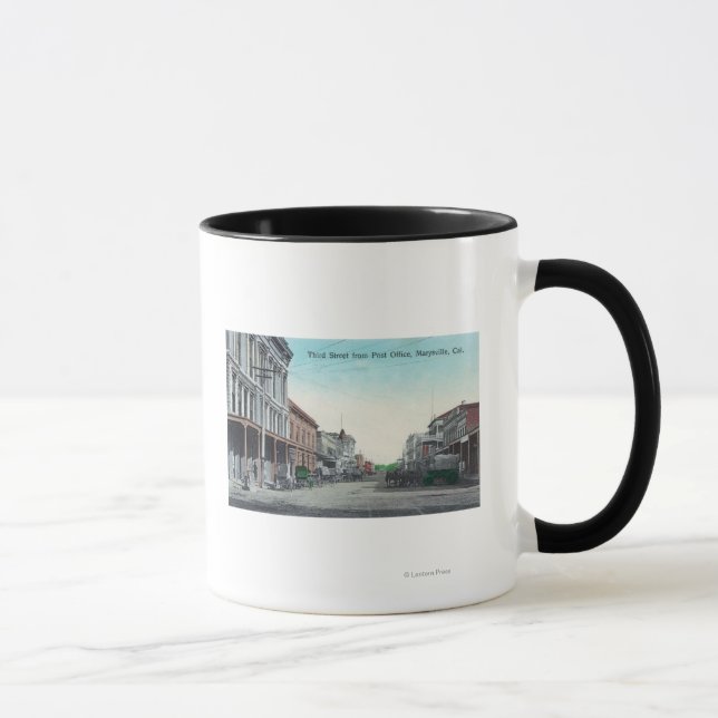 Caneca Vista da Terceira Rua do Gabinete de Posto (Direita)