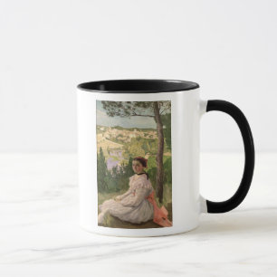 Caneca Vista da vila, Castelnau, 1868