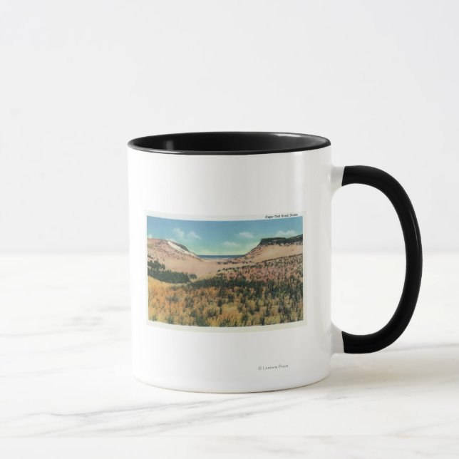 Caneca Vista das dunas de areia do Cabo Cod 2 (Direita)