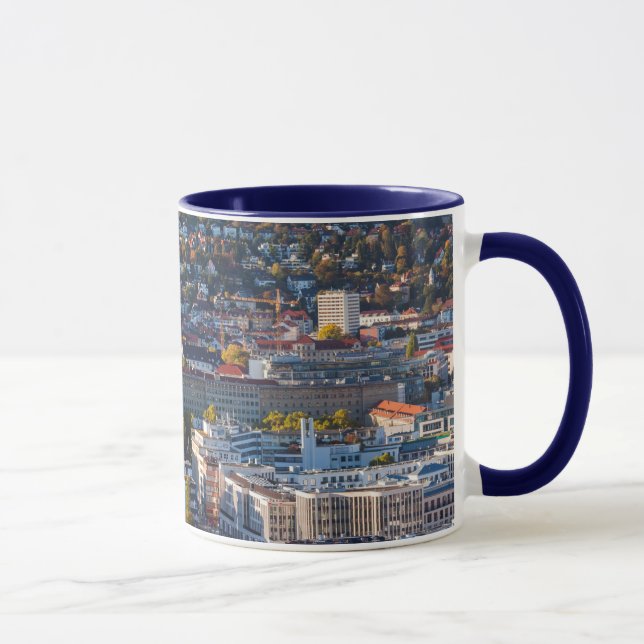 Caneca Vista de Cidade Elevada de Estugarda (Direita)