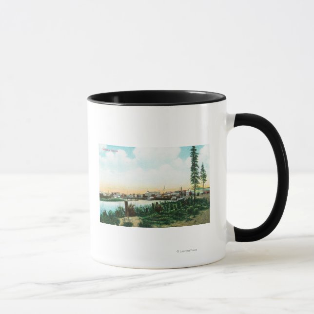 Caneca Vista de CityFairbanks, AK (Direita)