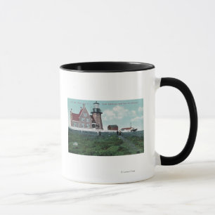 Caneca Vista de Landhouse do Farol do Sul