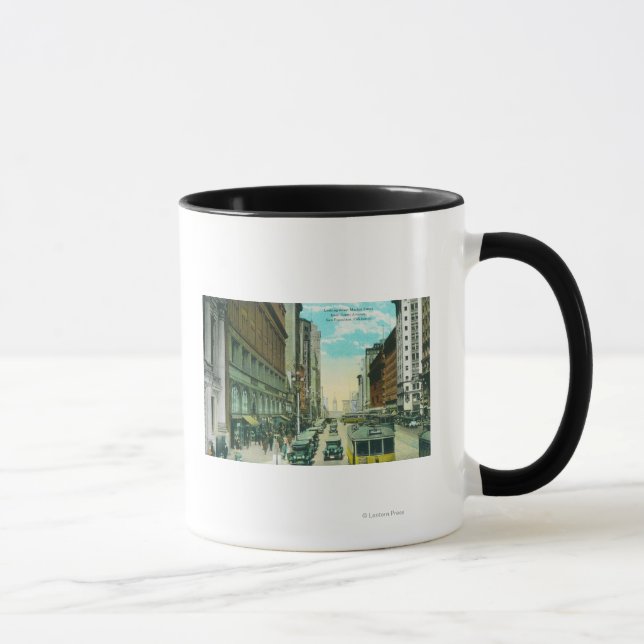 Caneca Vista de Market Street de Grant Street (Direita)