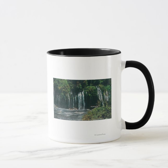 Caneca Vista de Mossbrae FallsShasta Primavera, CA (Direita)