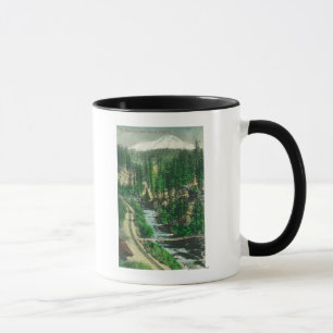 Caneca Vista de Mt. Shasta da retirada de Shasta