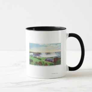 Caneca Vista de Niagara Falls da movimentação de Oakes
