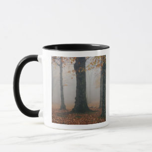 Caneca Vista de outono de floresta nebulosa, Grandfather