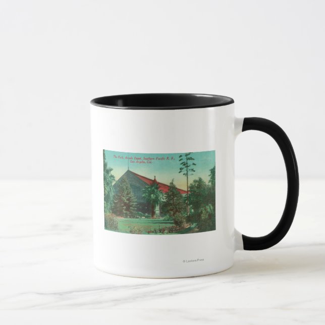 Caneca Vista de Parque do Depósito de Arcade da controlad (Direita)