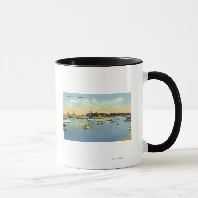Caneca Vista de Perkins Cove (Direita)