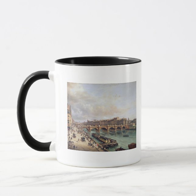 Caneca Vista de Pont Neuf, 1832 (Esquerda)