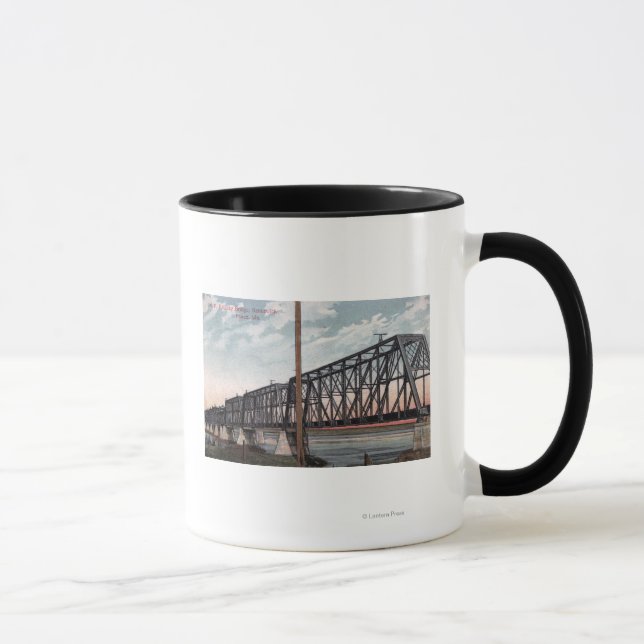 Caneca Vista de Ponte do Pacífico norte (Direita)