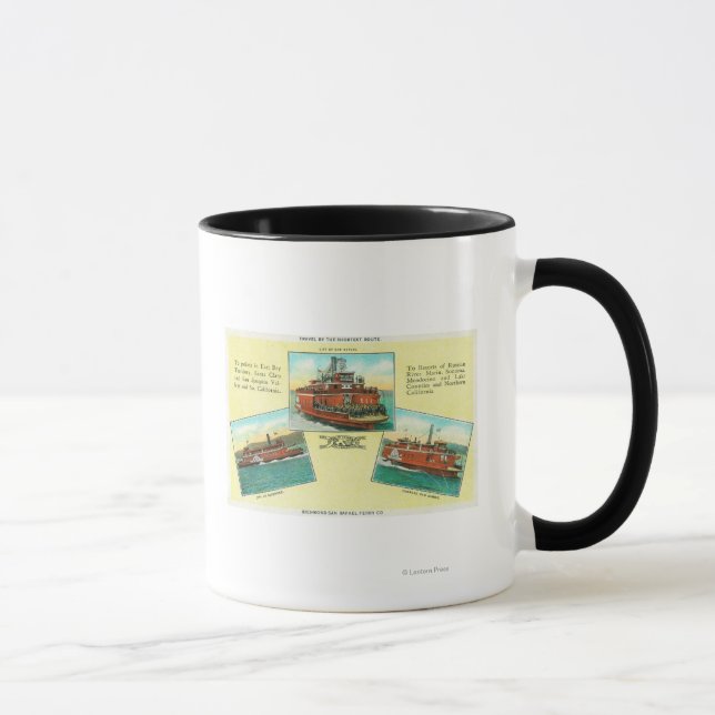 Caneca Vista de Richmond-San Rafael Ferries (Direita)