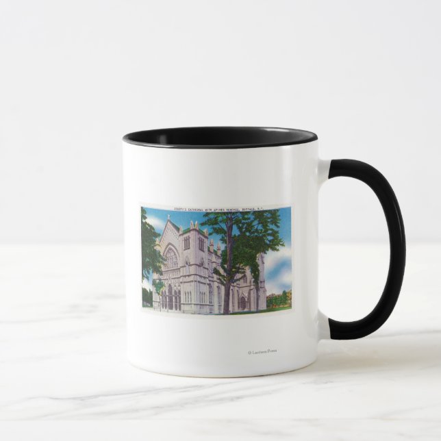 Caneca Vista de Rua sem espíritos. Catedral de Joseph (Direita)