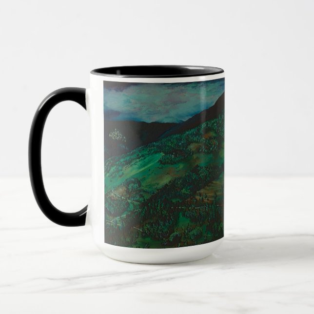 Caneca Vista de San Chirico, Itália (Esquerda)