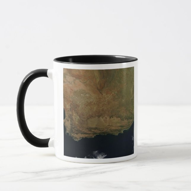 Caneca Vista de satélite da África do Sul (Esquerda)