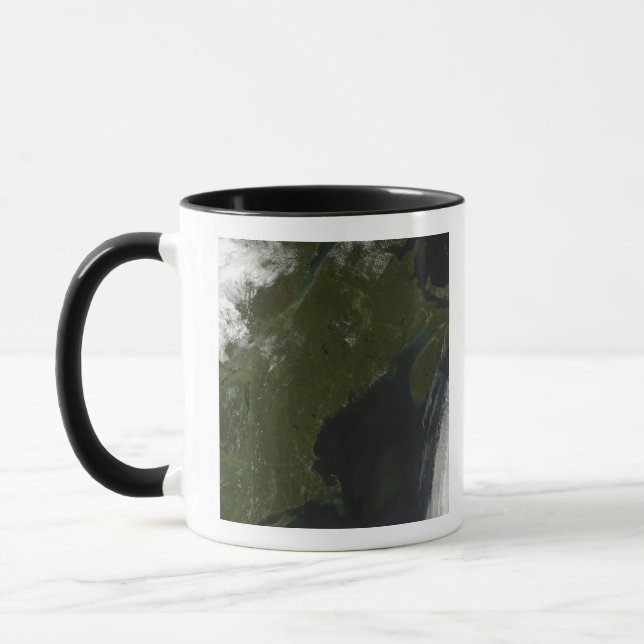 Caneca Vista de satélite da Nova Inglaterra (Esquerda)