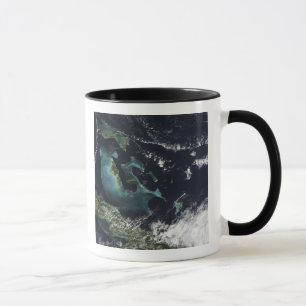 Caneca Vista de satélite das Ilhas Bahama