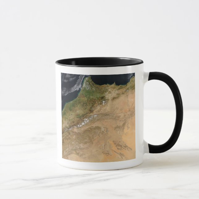 Caneca Vista de satélite de Marrocos (Direita)