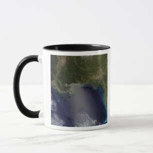 Caneca Vista de satélite do Sudeste dos Estados Unidos 2