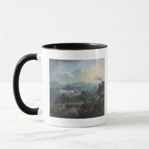 Caneca Vista de Shrewsbury através do Severn