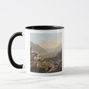 Caneca Vista de Sion, ilustração 'da viagem Pittoresqu