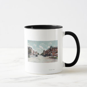 Caneca Vista de StreetDavison principal, MI