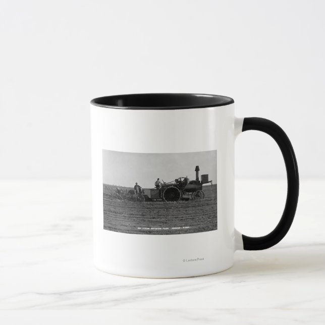 Caneca Vista de um Grande Fluxo de Vapor (Direita)