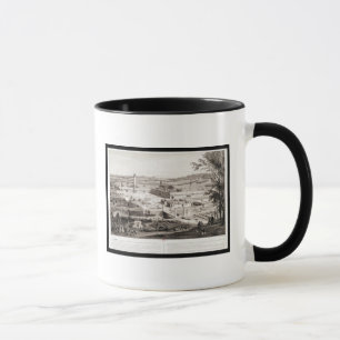Caneca Vista de um Phalanstery francês