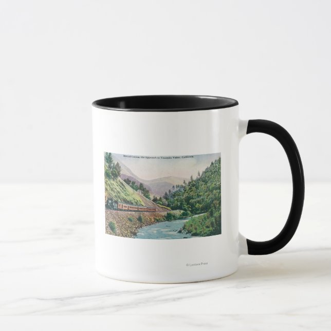 Caneca Vista de um trem para o Vale de Yosemite (Direita)