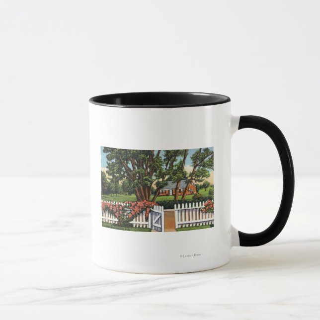 Caneca Vista de uma Residência de Quitação (Direita)