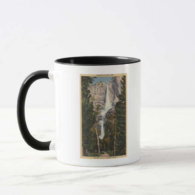 Caneca Vista de Yosemite Falls & Valley (Esquerda)