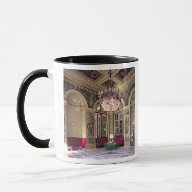 Caneca Vista do Antechamber com descrição alegórica (Esquerda)