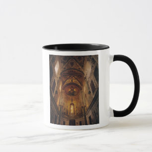 Caneca Vista do apse com o cristo Pantocrator