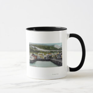 Caneca Vista do beira-rio & do TownDouglass, AK