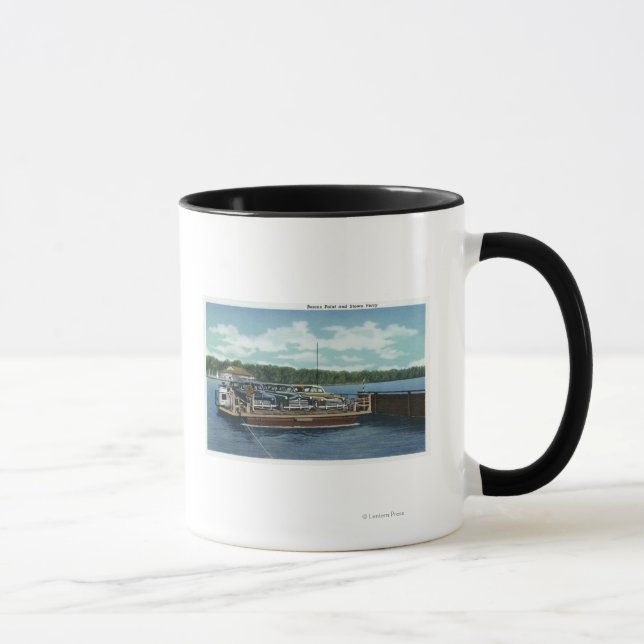 Caneca Vista do Bemus Point e Stow Ferry (Direita)