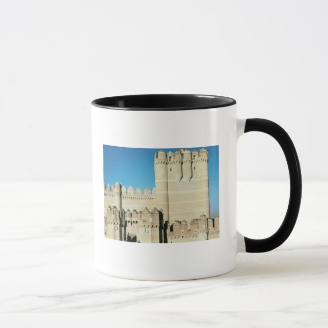 Caneca Vista do castelo, c.1453 construído (Direita)