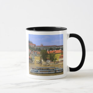 Caneca Vista do Castelo de Praga e da cidade pelo Vltava