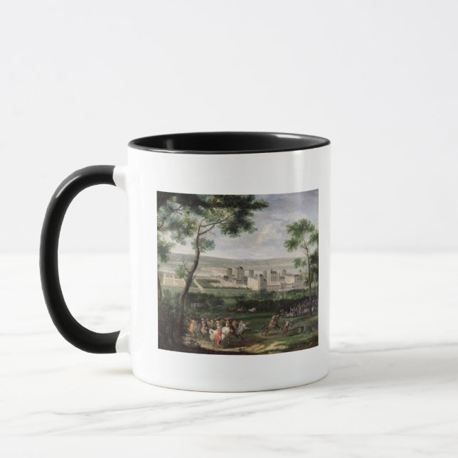 Caneca Vista do castelo de Vincennes, c.1665 (Esquerda)
