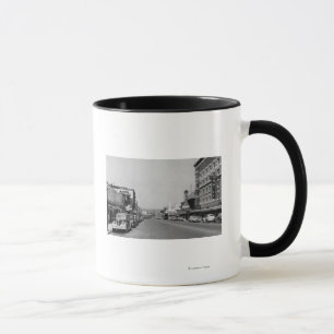 Caneca Vista do centro de Chehalis, fotografia de