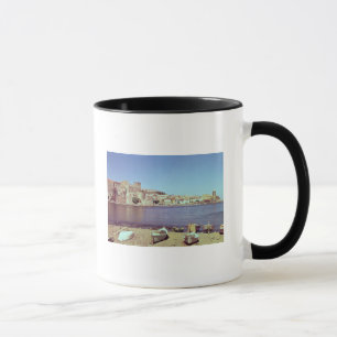 Caneca Vista do DES Templiers do castelo