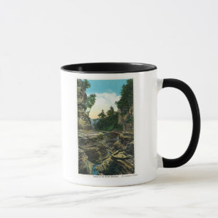 Caneca Vista do desfiladeiro do sul da entrada