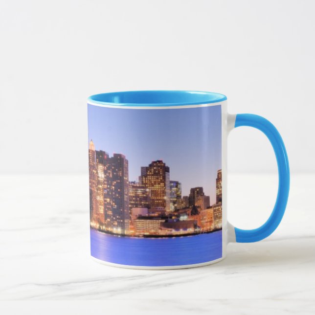 Caneca Vista do distrito financeiro de Boston do centro (Direita)