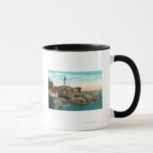 Caneca Vista do farol de Atkinson do ponto