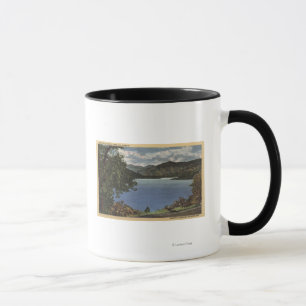 Caneca Vista do lago bonito Shasta